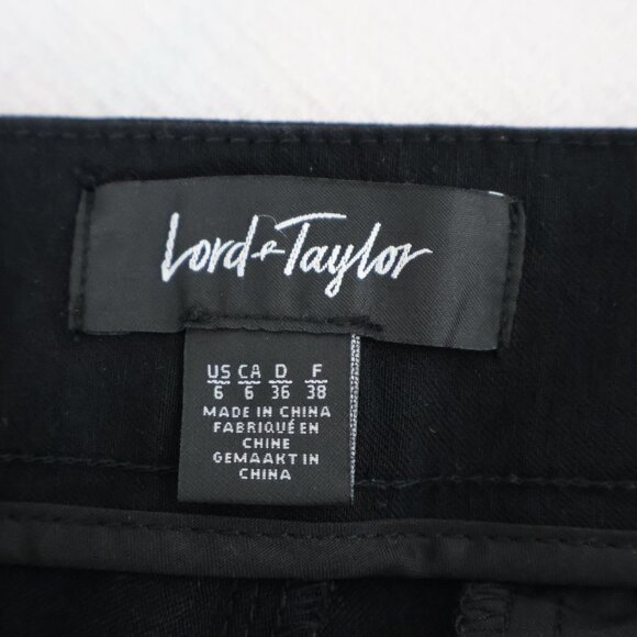 Black Dress Pants - Lord & Taylor - Size 6 - Picture 3 of 15